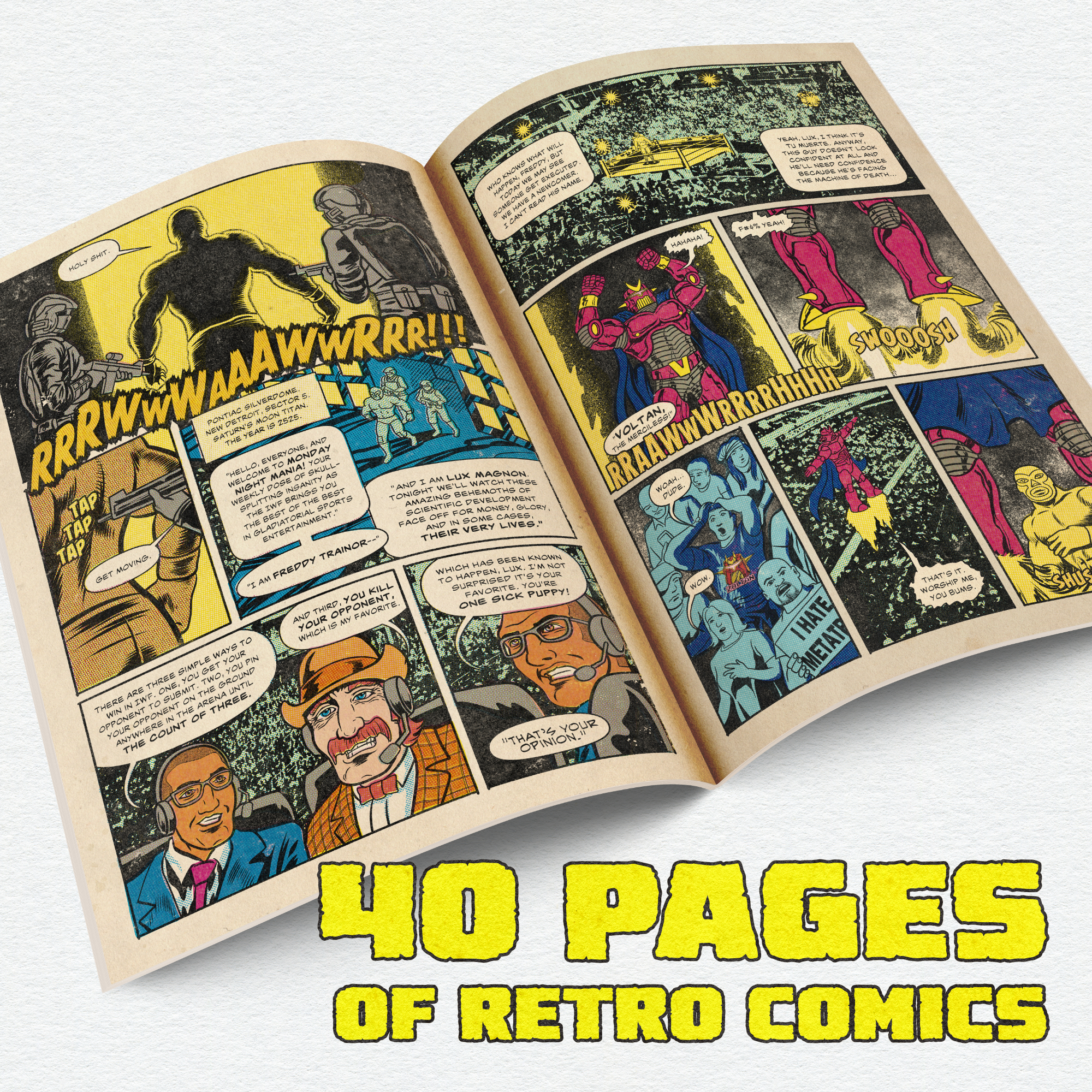 IWF: Intergalactic Wrestling Federation #1 Print Edition Comic Book - Image 2