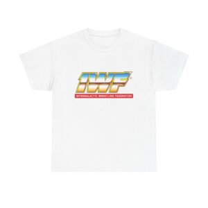 IWF Logo Unisex Heavy Cotton Tee - Perfect for Wrestling Fans, Sports Events, Gift for Him/Her, Casual Wear